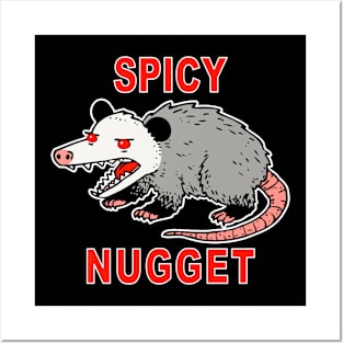 Spicy Nugget Possum Posters and Art